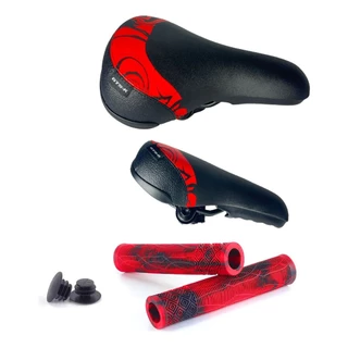 Banco Selim Bicicleta Bmx Gts Tipo Ddk Freeride+manopla Gios Várias Cores