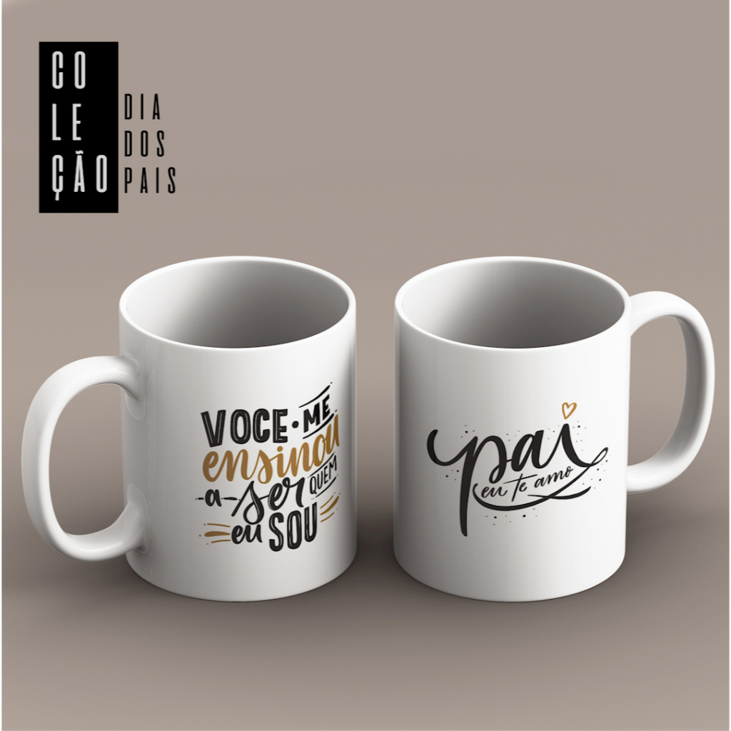 Caneca Personalizada Dia dos Pais com Frases de Amor, Presente Pai ...