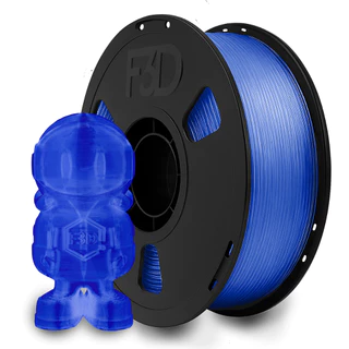 Filamento PLA Premium Azul Translúcido 1kg 1,75mm – Impressora 3D