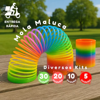 30 - 20 - 10 - 5 - Mola Maluca Colorida Brinquedo Menina Menino - Escolha a Quantidade Desejada - ENVIO IMEDIATO
