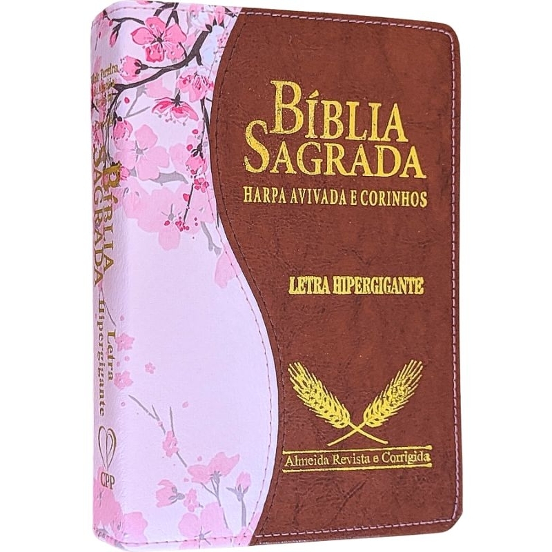 Bíblia Feminina Letra Hiper Gigante ARC com Harpa, Corinhos e Índice ...