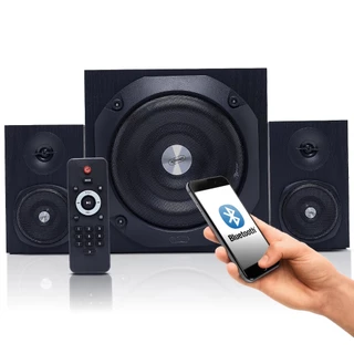 Home Theater Bluetooth Knup Com Subwoofer 2.1 Soundbar Potente Caixa De Som Para Smart Tv Celular Pc em Oferta na Shopee