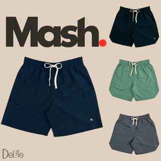 Short Masculino Casual Liso Secagem Rapida Com Bolsos E Corda Na Cintura em Oferta na Shopee