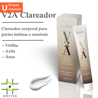 Hidratante Clareador V2A – Clareia Virilha, Ânus, Axilas, Joelhos, Cotovelos e Pescoço | Niacinamida