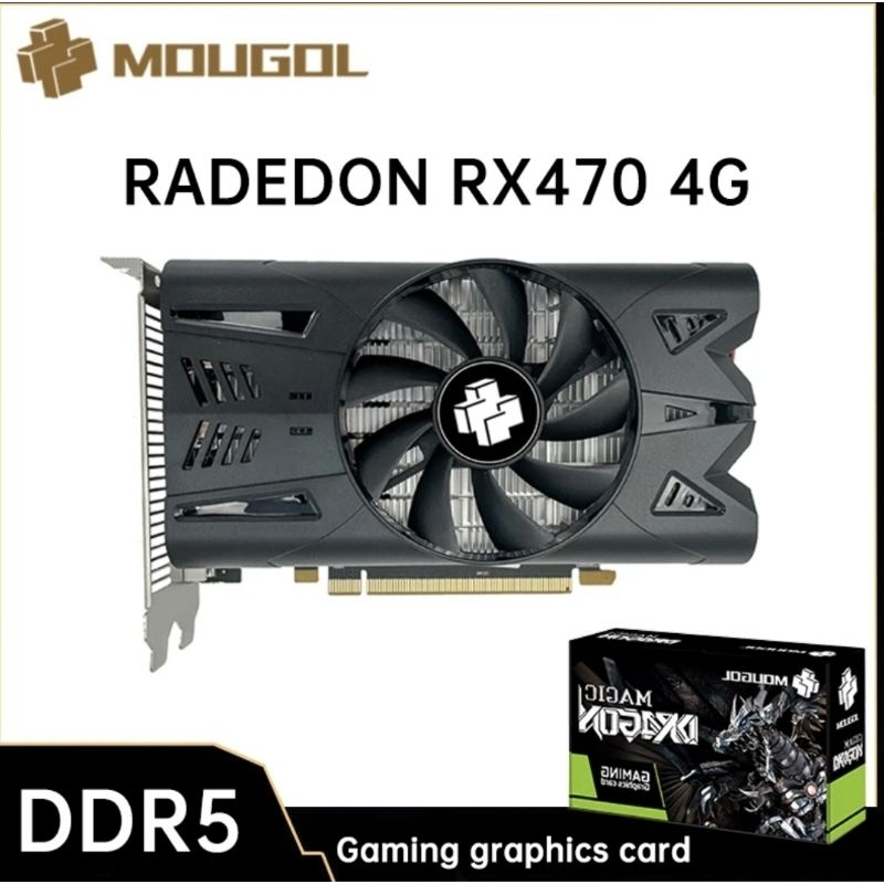 Placa Vídeo Gamer Amd Radeon Rx470 RX 470 4gb Gddr5 256bit similar a RX ...