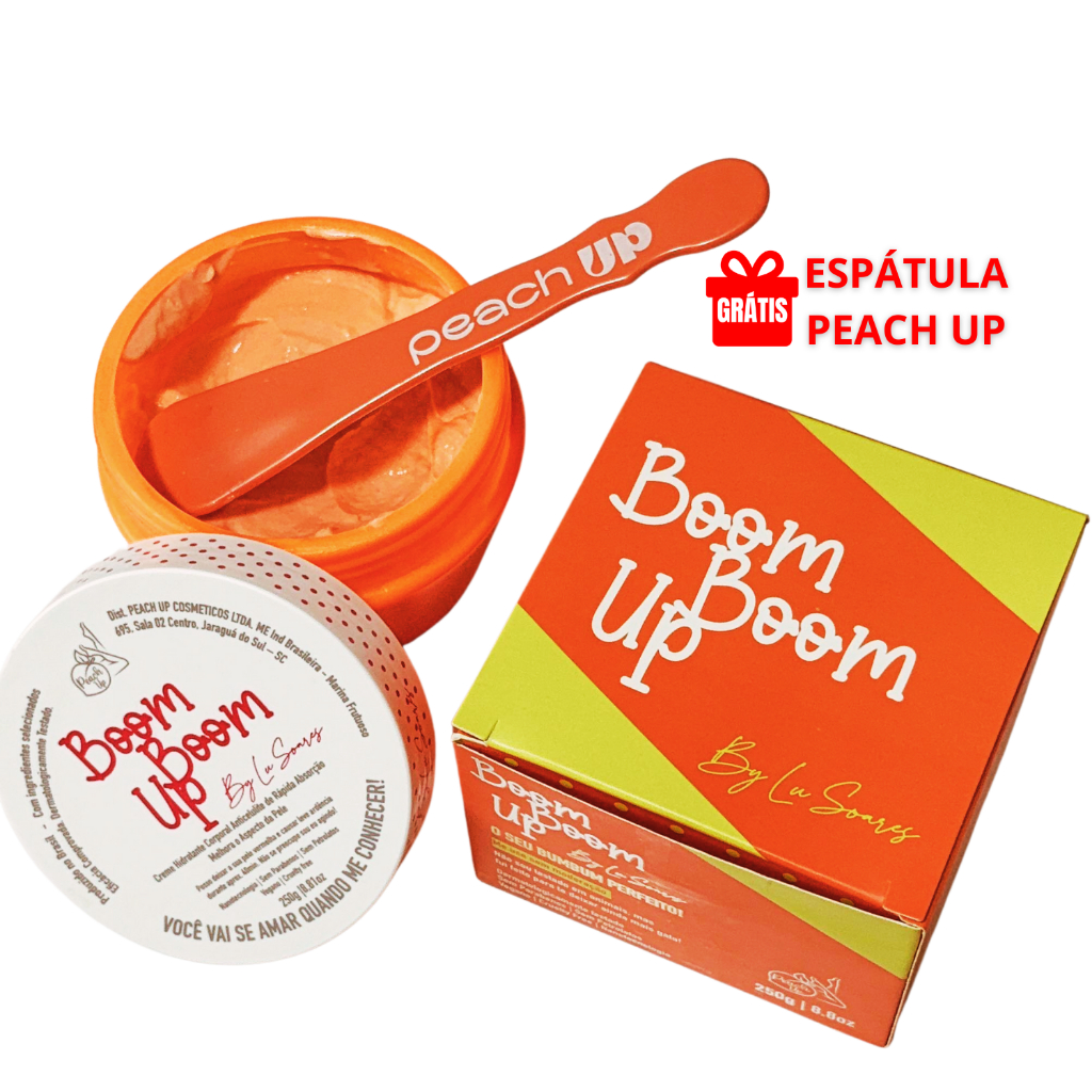 Boom Boom Up Creme Corporal Termogênico Anti Celulite Estrias Antiacne ...