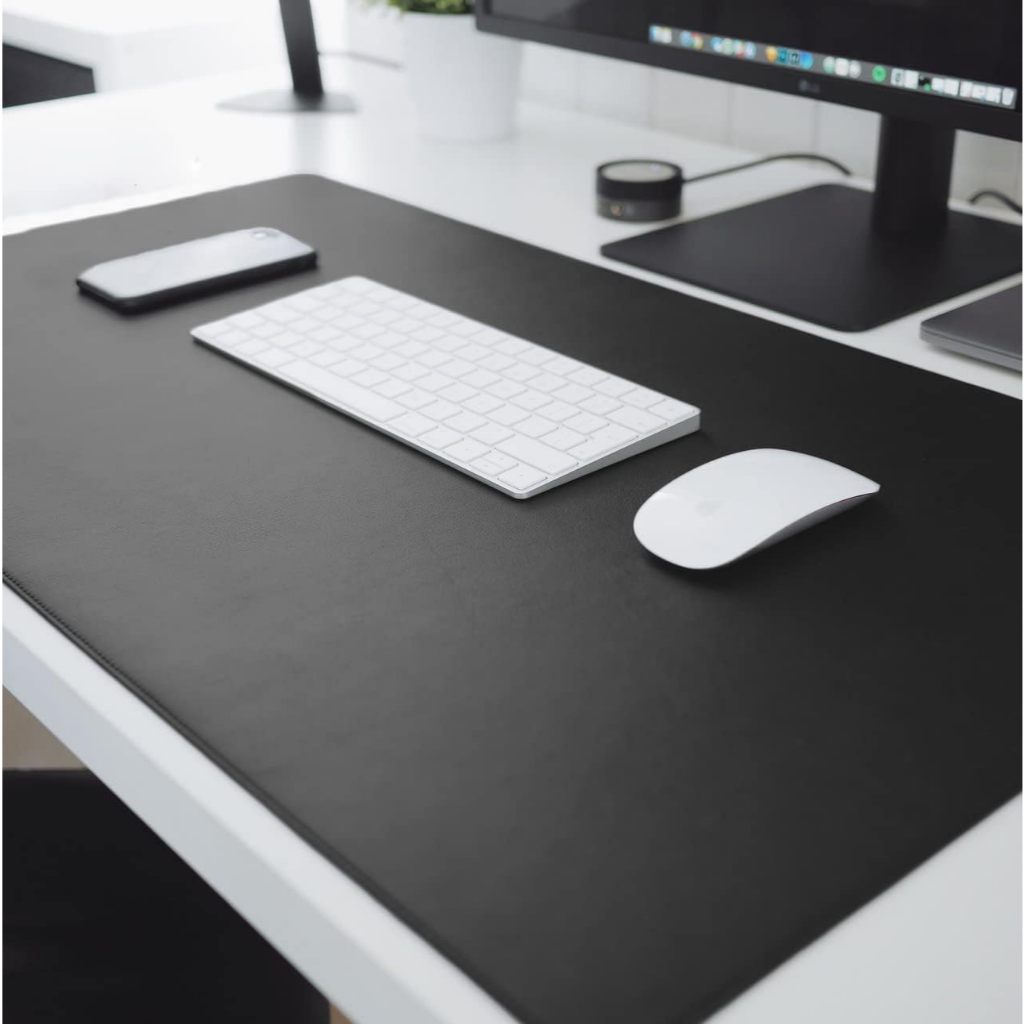 MousePad Grande 90x40 70x30 20x20 Desk Pad Couro Gamer Office
