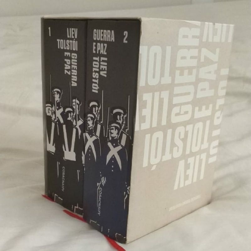 Box Guerra e Paz, Editora Cosac e Naify RARO, Tolstói | Shopee Brasil