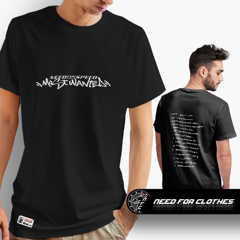 Camiseta Need for Speed Most Wanted, Blacklist Original 15