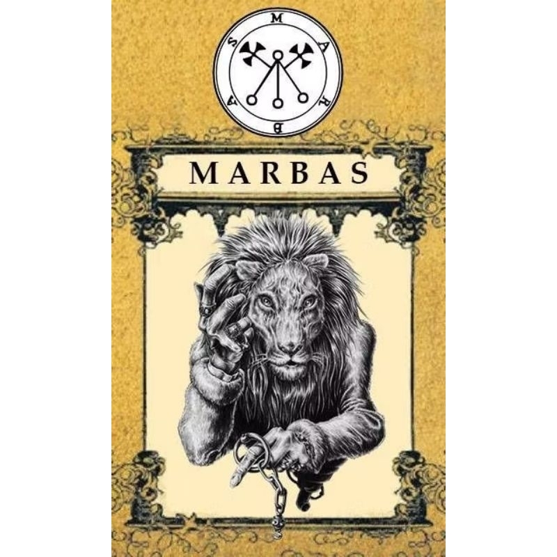 Quadro Daemon Goetia Marbas | Shopee Brasil