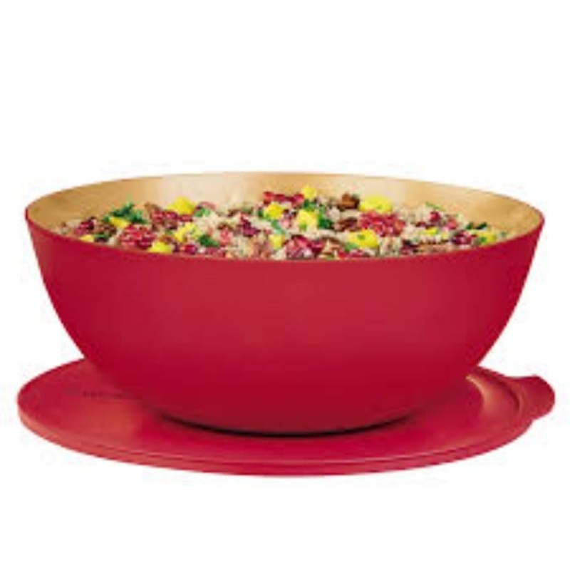 TUPPERWARE Allegra Coupelle à dessert Rouge/doré 275 ml