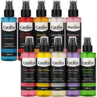 Aromatizante Cheirinho Spray Automotivo Premium  Escritorio Casa Carro 200ml Caraíva em Oferta na Shopee