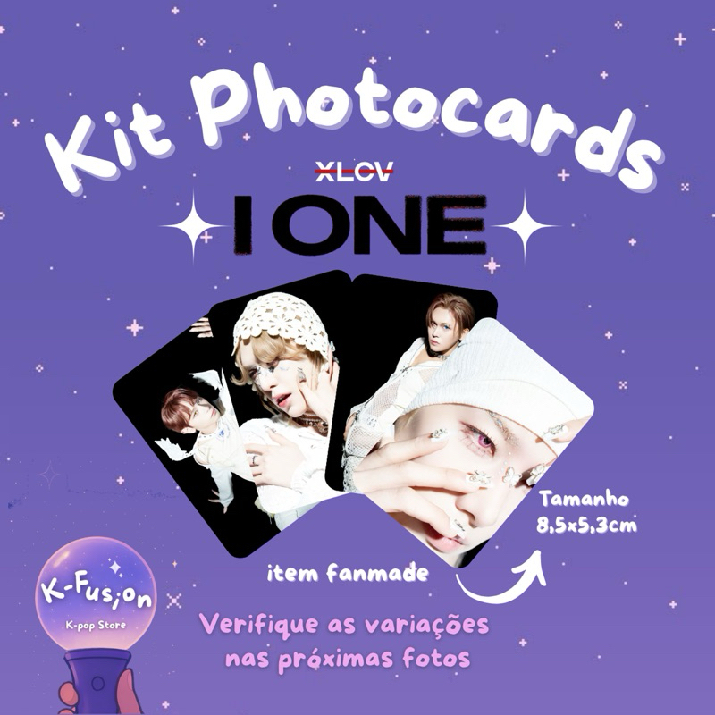 Kit 8 Photocards XLOV I ONE Photoshoot | Shopee Brasil