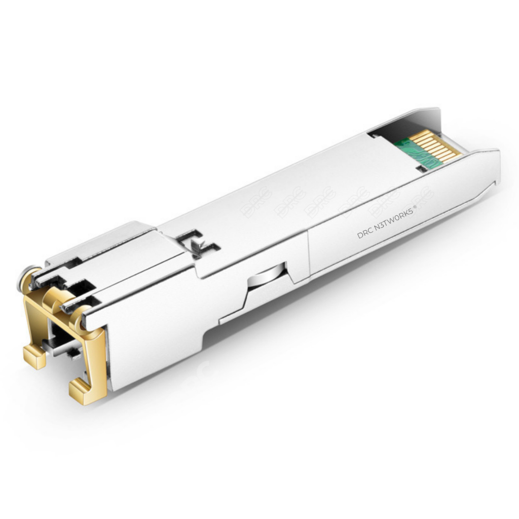 Módulo Gbic Sfp Rj45 10/100/1000 Compativel Mikrotik Ubiquiti Cisco S ...