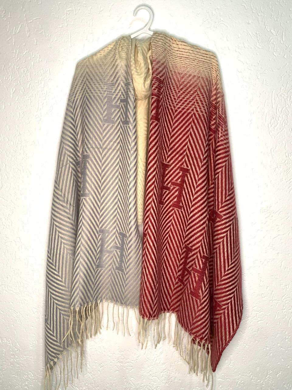 Cachecol Lenço Pashmina Grande e Longo Feminino | Manta para Inverno ...