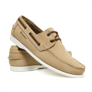 Sapato Mocassim Dockside Masculino Estilo Casual Em Couro Bovino Passeio Drive Viena