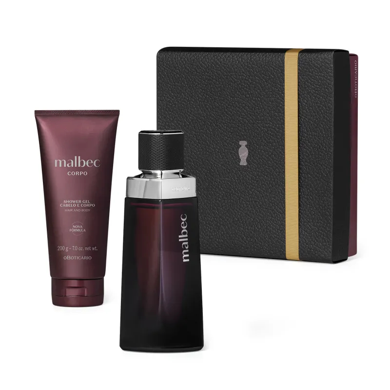 Kit Presente Masculino Malbec o Boticário | Shopee Brasil