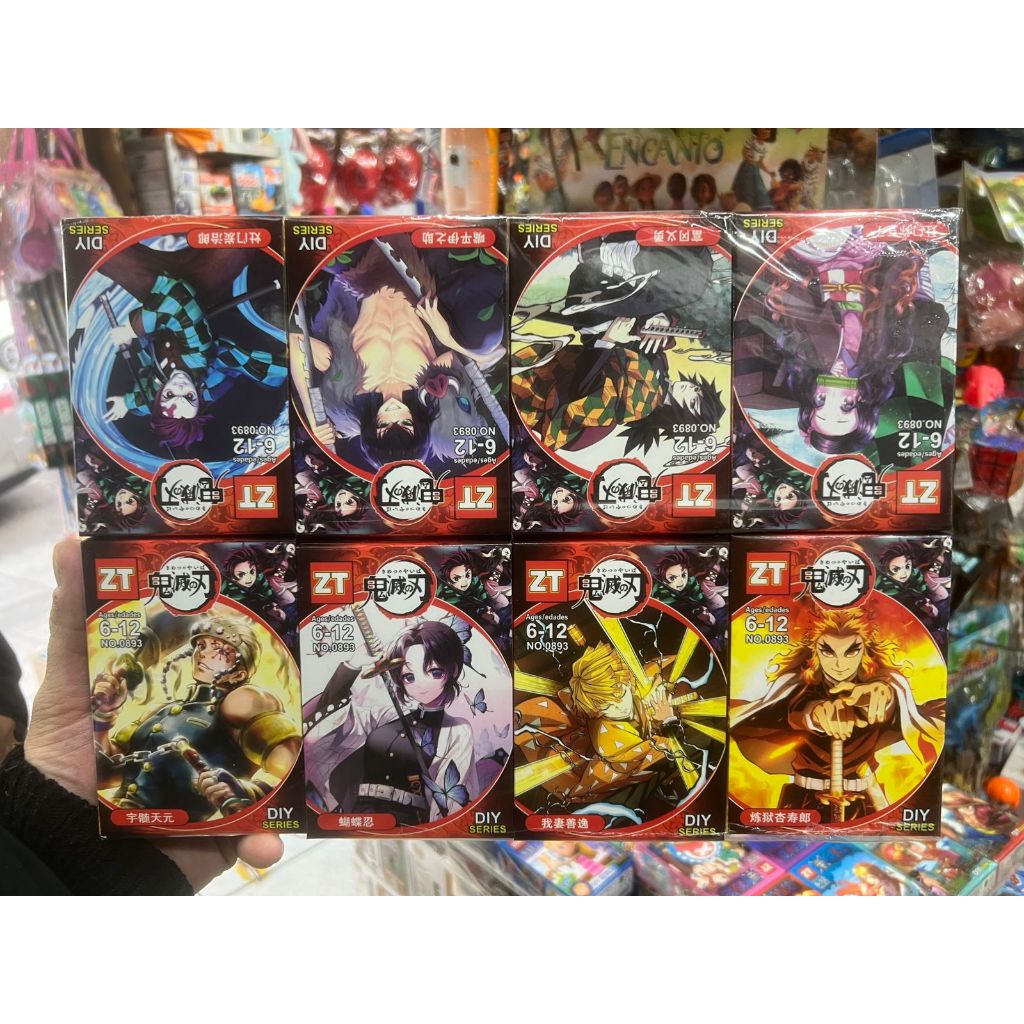 KIT LEGO DEMON SLAYER 8 PERSONAGENS EXCLUSIVOS ANIME - ENVIO