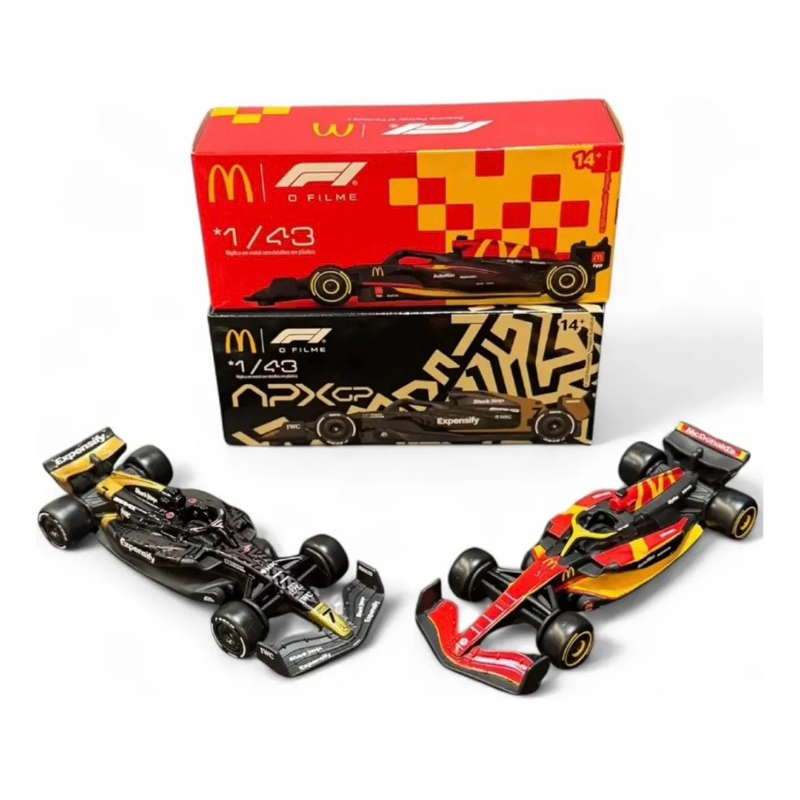 ※マックフライ※ Fórmula 1 McDonald's - F1 Mac - 1/43 - ORIGINAL na caixa - NOVO