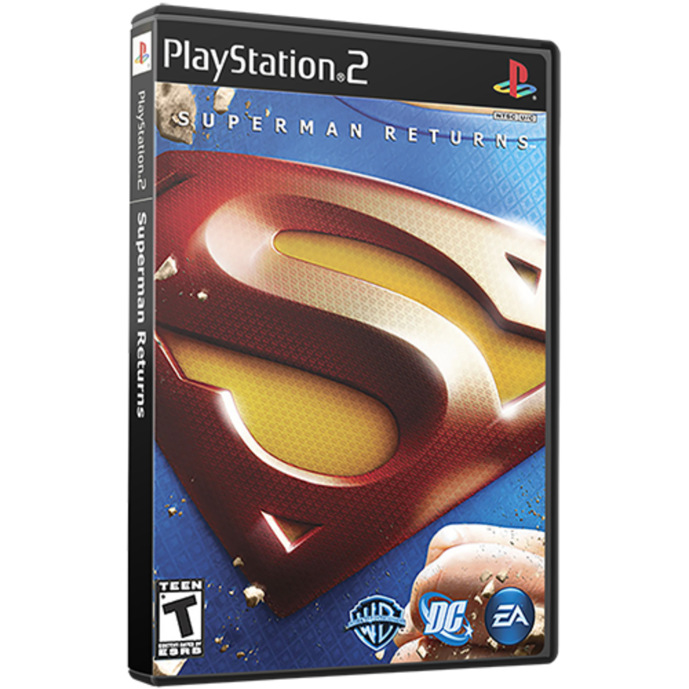 Jeu PS2 Superman Returns - Version Française Complète (boîte, Notice) - Très Bon état