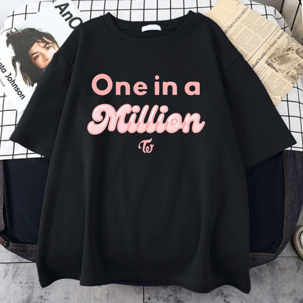 Camiseta One In A Million Twi Ce Unissex | Shopee Brasil