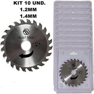 Kit 10 Disco Serra Madeira Widea 110x20mm 24 Dentes 1.2/1.4mm Makita/Lixadeira em Oferta na Shopee