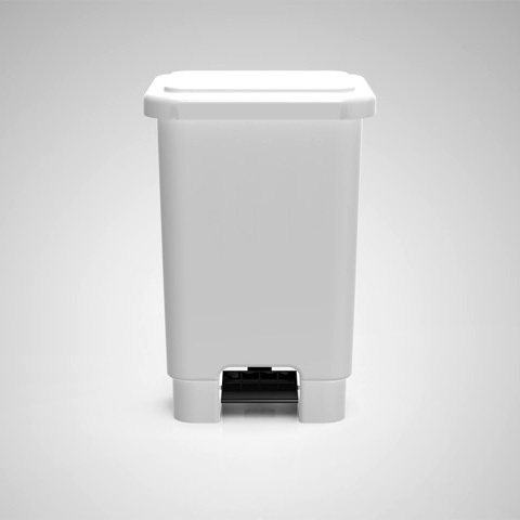 LIXEIRA- CESTO DE LIXO 100 COM PEDAL LITROS GRANDE - PARA SACOS DE 200 LITROS - BANHEIRO, COZINHA E JARDIM.