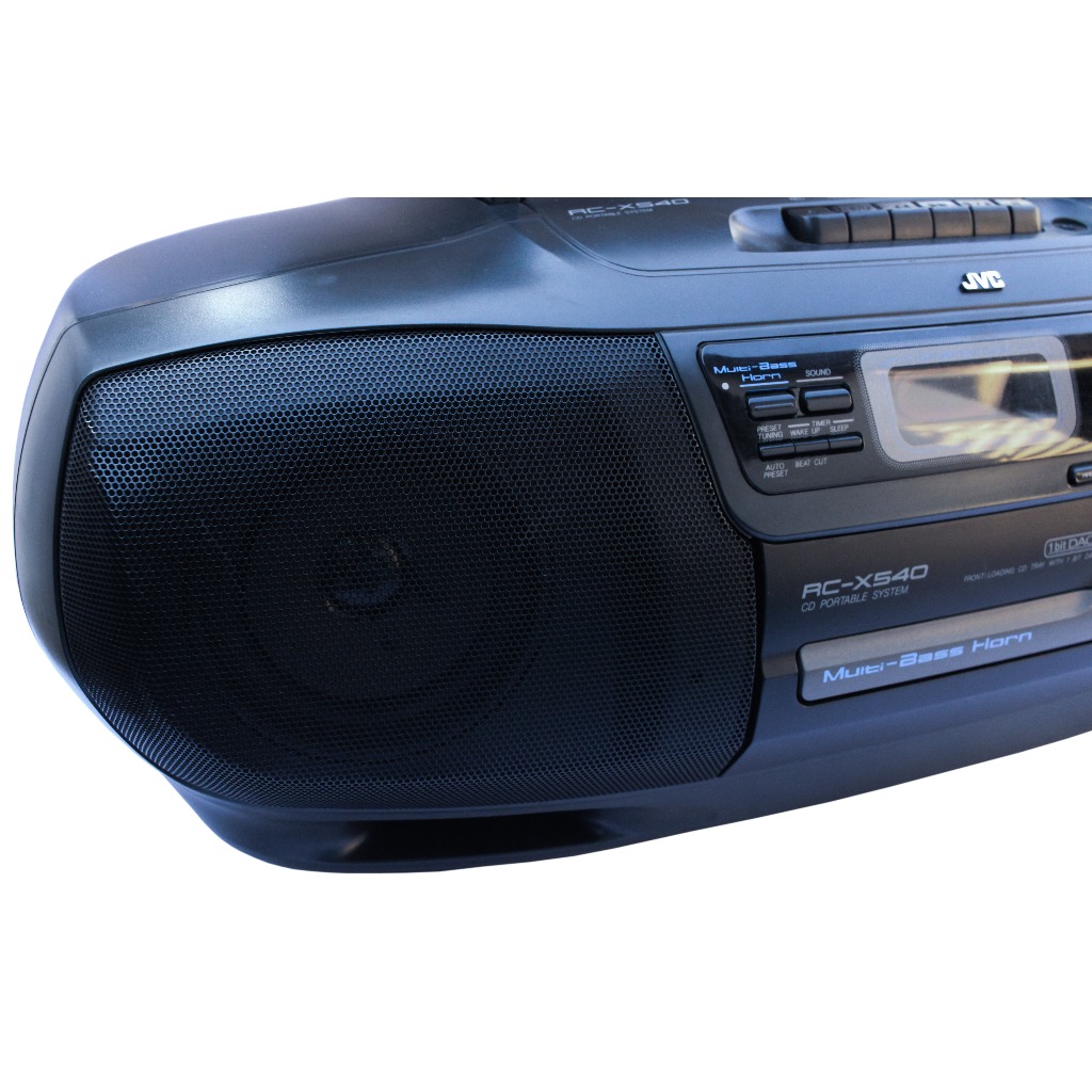 Radio System JVC RC-X540 Portatil 1995 AM/FM CD Tape k7 | Shopee