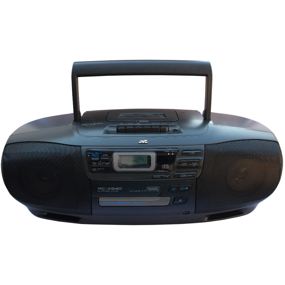 Radio System JVC RC-X540 Portatil 1995 AM/FM CD Tape k7 | Shopee