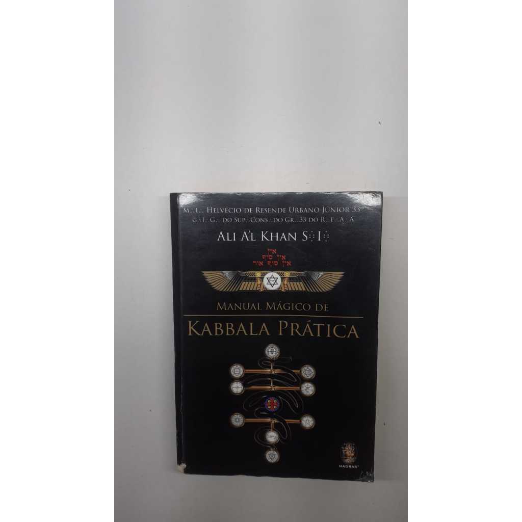 Livro Manual Mágico De Kabbala Prática Autor Helvécio De Resende Urbano Júnior Editora Madras 19412