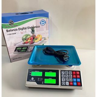 balança bull sharck branca 40kg mini envio imediato