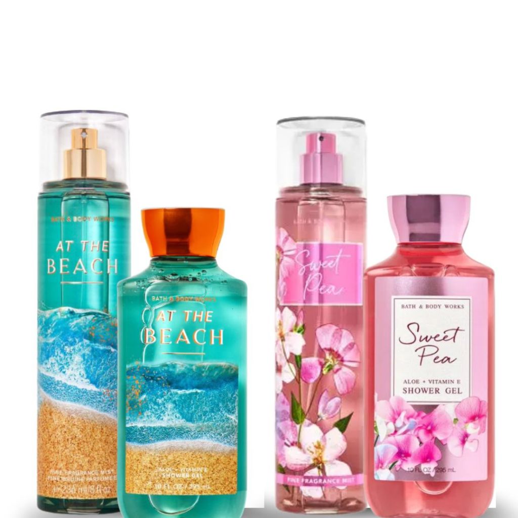 Kit Bath & Body Works Original • Body Splash + Hidratante
