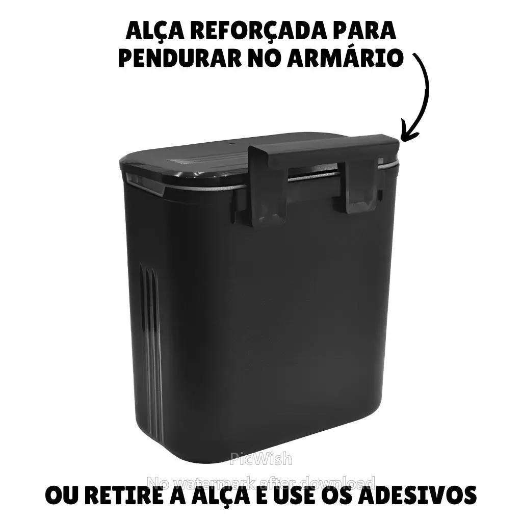 Detalhe da tampa automática click