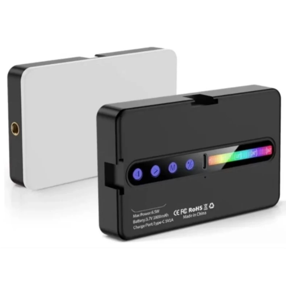 LUZ DE PREENCHIIMENTO PORTÁTIL CÂMERA UNIVERSAL PARA CELULARES MLG-165 ...