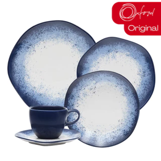 Aparelho de Jantar e Chá 30 Peças Ryo Galapagos Porcelana Oxford Jogo de Pratos e Xícaras em Oferta na Shopee