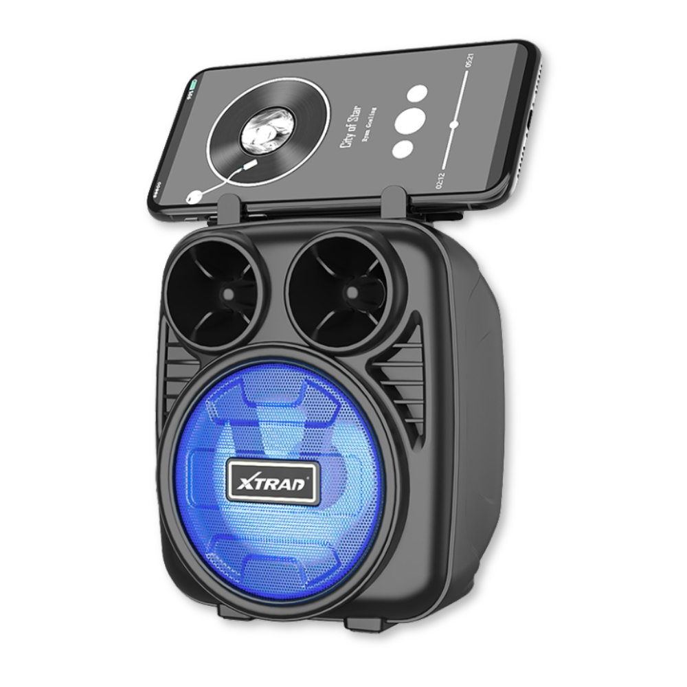 Caixa de Som Bluetooth Portátil Recarregável Grave forte com cartão SD ...