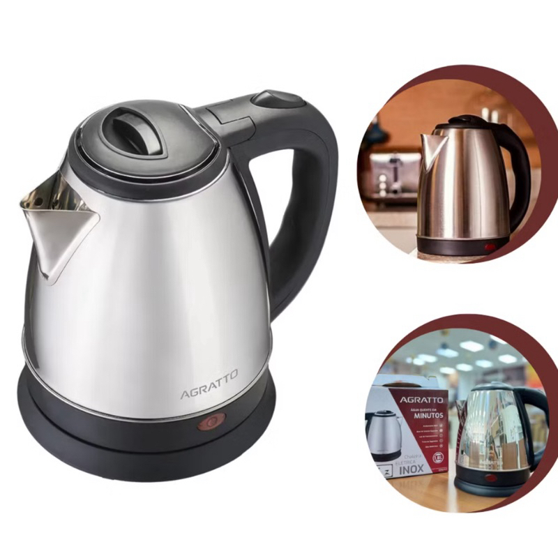 chaleira elétrica Agratto 1,8l 127v