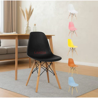 Cadeira Charles Eames Wood Design Eiffel Colorida