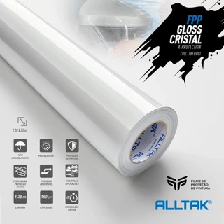 Adesivo Transparente Proteção Ppf Pvc Alltak 1,38 x 50cm