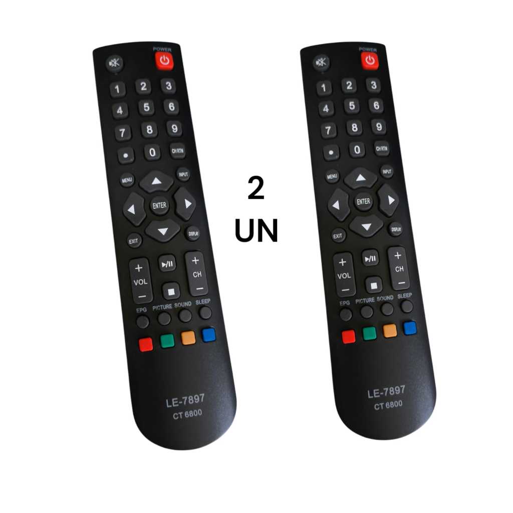 Controle Remoto Compatível Tv Semp Toshiba Lcd Ct-6800 | Shopee Brasil
