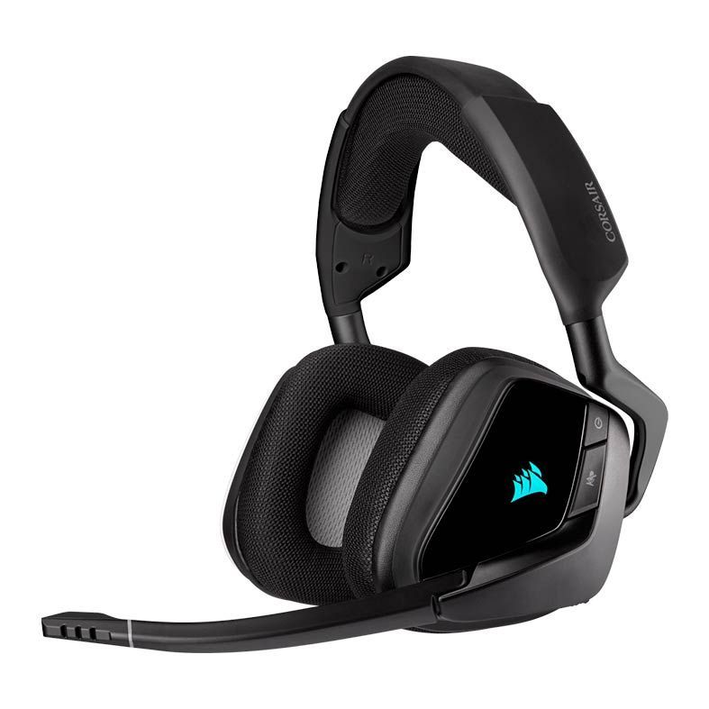 Headset Gamer Corsair Void RGB Elite Wireless Carbon 7.1 Drivers 50mm, CA-9011201-NA [OPEN BOX]