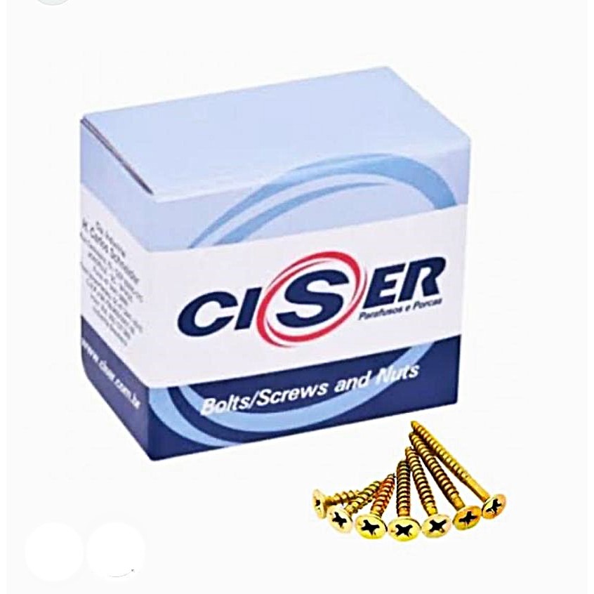 Parafuso Madeira e MDF Philips 4,0 x 25mm Cx/1000 Ciser | Shopee Brasil