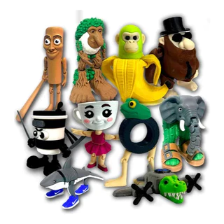 Brinquedos Brainrot Italiano Meme Boneco Brinquedo Articulado Tiktok tralalero tralala