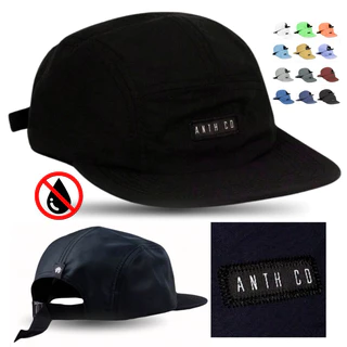 Boné Five 5 Panel - Impermeável: Water Anth Co Original Streetwear Combina Estilo Oversized Esportes corrida anti suor