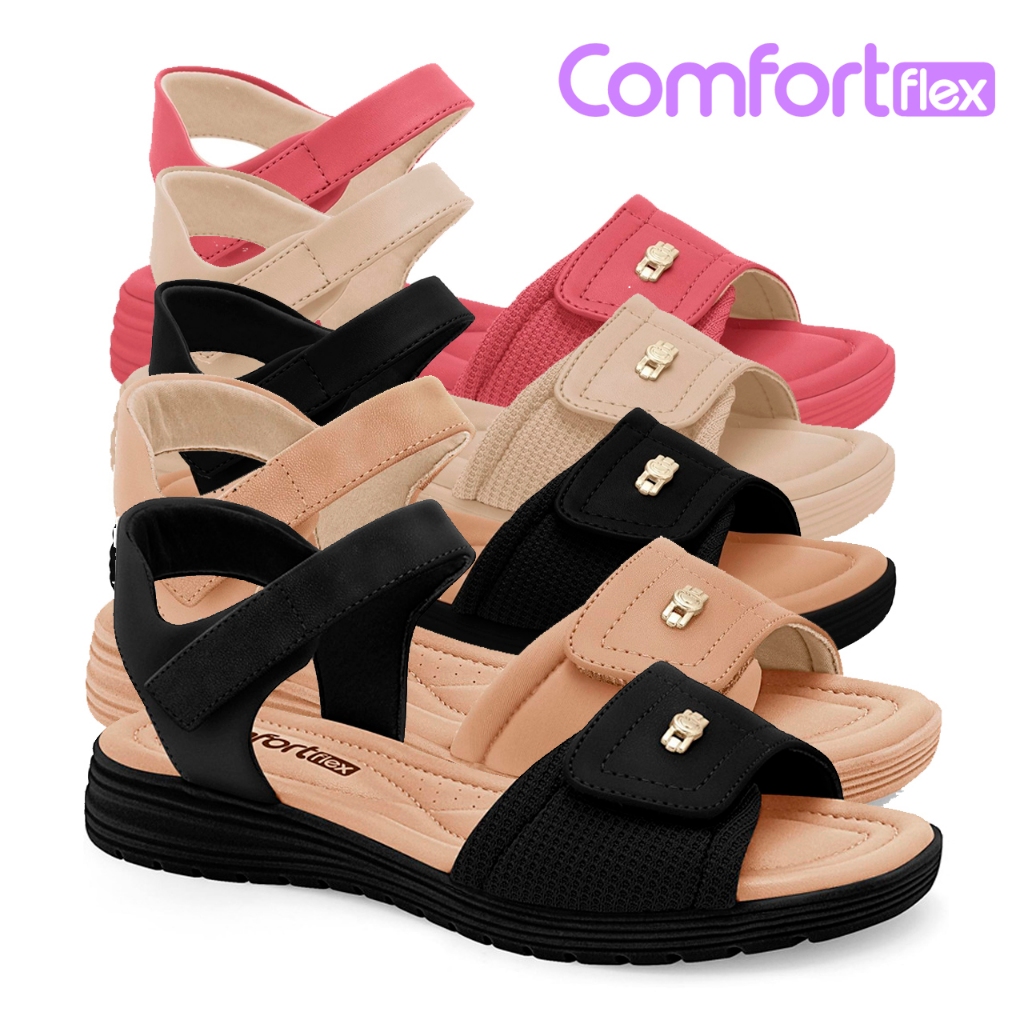 sandalias rasteirinhas comfortflex em Promoção na Shopee Brasil 2025