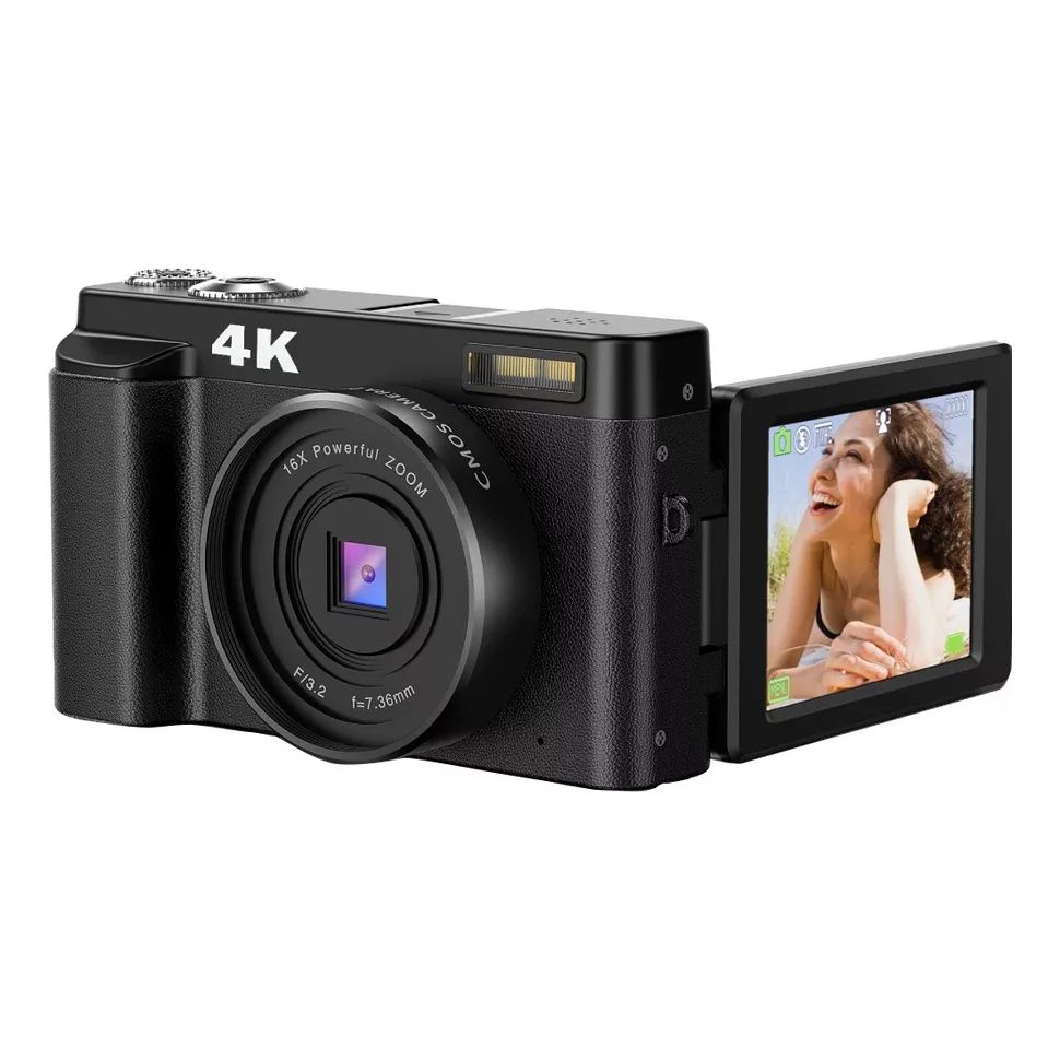 Camera Fotografica Melcam 48mp Filmadora 4k + Sd 32gb C/ Nf JA NO ...