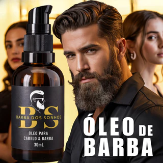 Óleo Para Barba Macia Perfumada Hidratação Aroma Envolvente Estilo de Presença