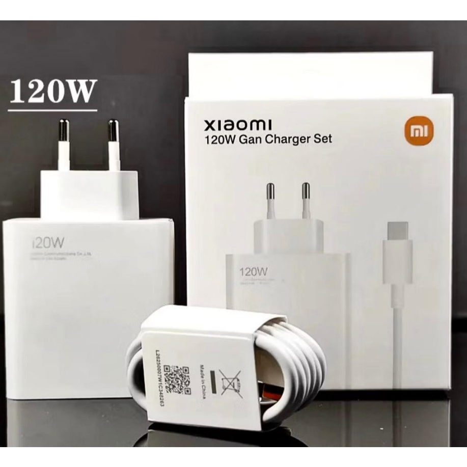 Carregador Xiaomi 120W TurboCharge – Tipo-C | Super Rápido e Seguro