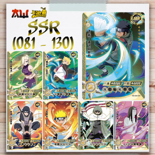 NARUTO カード　130枚　NL-SSRコンプリート　KAYOU Cartas Naruto Kayou | SSR (081-130) | AVULSAS | Shopee Brasil