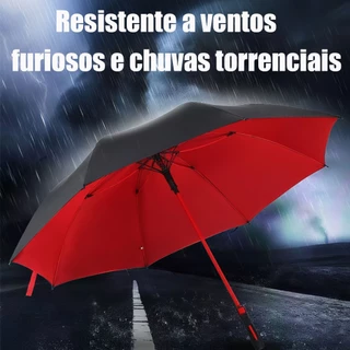 Guarda Chuva Grande Automático – Fibra de Vidro Reforçado, Ultra Resistente com Proteção Solar